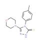 4-(4-methylphenyl)-5-morpholin-4-yl-4H-1,2,4-triazole-3-thiol - chemical structure image