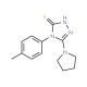 4-(4-methylphenyl)-5-pyrrolidin-1-yl-4H-1,2,4-triazole-3-thiol - chemical structure image