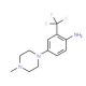 4-(4-methylpiperazin-1-yl)-2-(trifluoromethyl)aniline - chemical structure image