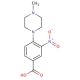 4-(4-methylpiperazin-1-yl)-3-nitrobenzoic acid (CAS 137726-00-2) - chemical structure image