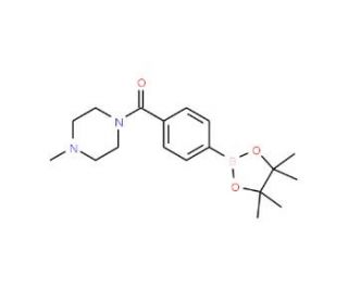 4-(4-Methylpiperazine-1-carbonyl)phenylboronic acid pinacol ester (CAS 832114-06-4) - chemical structure image