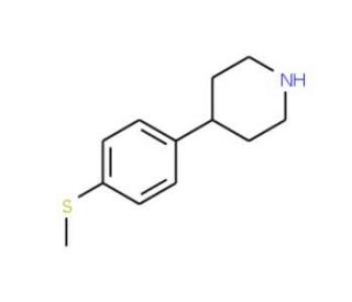 4-(4-Methylsulfanylphenyl)-piperidine (CAS 161609-97-8) - chemical structure image