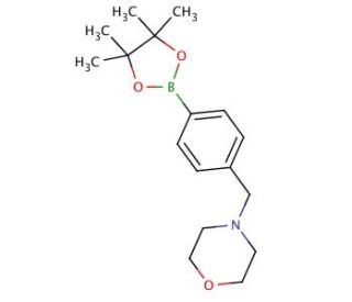 4-(4-Morpholinomethyl)phenylboronic acid pinacol ester (CAS 364794-79-6) - chemical structure image