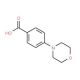4-(4-Morpholinyl)benzoic acid (CAS 7470-38-4) - chemical structure image