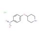 4-(4-Nitrophenoxy)piperidine hydrochloride (CAS 148505-45-7) - chemical structure image
