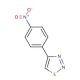 4-(4-Nitrophenyl)-1,2,3-thiadiazole (CAS 82894-98-2) - chemical structure image