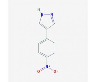 4-(4-Nitrophenyl)-1H-pyrazole (CAS 114474-26-9) - chemical structure image