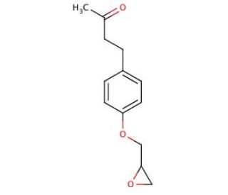 4-[4-(oxiran-2-ylmethoxy)phenyl]butan-2-one - chemical structure image