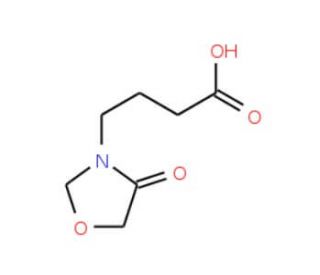 4-(4-Oxo-oxazolidin-3-yl)-butyric acid - chemical structure image