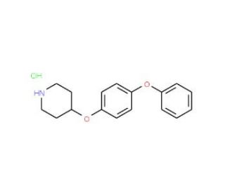 4-(4-Phenoxyphenoxy)piperidine hydrochloride - chemical structure image