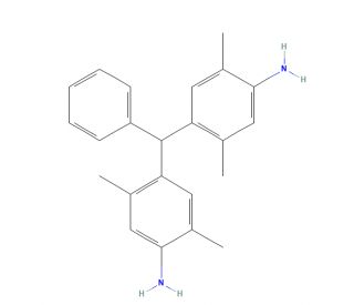 4,4&prime;-Benzylidenedi-2,5-xylidine (CAS 6370-33-8) - chemical structure image