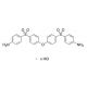 4,4′-OXYBIS[P-(PHENYLSULFONYLANILINE)] HYDROCHLORIDE (CAS 54616-64-7) - chemical structure image