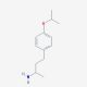 4-[4-(propan-2-yloxy)phenyl]butan-2-amine (CAS 953899-64-4) - chemical structure image