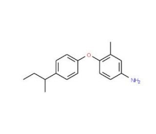 4-[4-(sec-Butyl)phenoxy]-3-methylphenylamine - chemical structure image