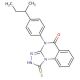 4-(4-sec-butylphenyl)-1-mercapto[1,2,4]triazolo[4,3-a]quinazolin-5(4H)-one - chemical structure image