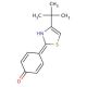 4-(4-tert-butyl-1,3-thiazol-2-yl)phenol - chemical structure image