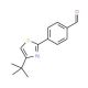 4-[4-(tert-Butyl)-1,3-thiazol-2-yl]benzaldehyde (CAS 175202-78-5) - chemical structure image