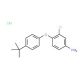 4-[4-(tert-Butyl)phenoxy]-3-chlorophenylamine hydrochloride - chemical structure image