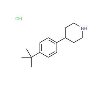 4-[4-(tert-Butyl)phenyl]piperidine hydrochloride - chemical structure image
