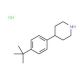 4-[4-(tert-Butyl)phenyl]piperidine hydrochloride - chemical structure image