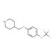 4-{[4-(Trifluoromethoxy)phenoxy]methyl}piperidine - chemical structure image