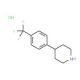 4-(4-Trifluoromethylphenyl)-piperidine HCl (CAS 574008-73-4) - chemical structure image