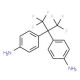 4,4′-(1,1,1,3,3,3-Hexafluoropropane-2,2-diyl)dianiline (CAS 1095-78-9) - chemical structure image