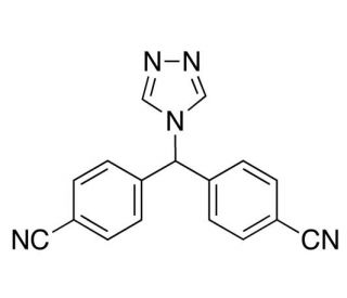 4,4′-(4H-1,2,4-Triazol-4-ylmethylene)bis benzonitrile (Letrozole Related Compound A) (CAS 112809-52-6) - chemical structure i