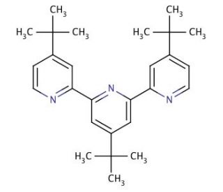 4,4&prime;,4"-Tri-tert-Butyl-2,2&prime;:6&prime;,2"-terpyridine (CAS 115091-29-7) - chemical structure image