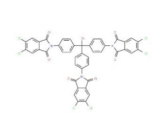 4,4&prime;,4&prime;&prime;-Tris(4,5-dichlorophthalimido)trityl Bromide (CAS 91898-93-0) - chemical structure image