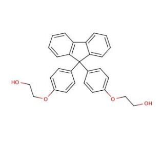 4,4&prime;-(9-Fluorenylidene)bis(2-phenoxyethanol) (CAS 117344-32-8) - chemical structure image