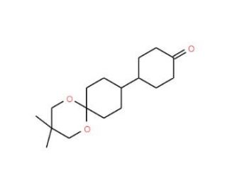 4,4&prime;-Bi(cyclohexanone) neopentyl glycol monoacetal (CAS 221300-33-0) - chemical structure image