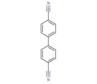 4,4&prime;-Biphenyldicarbonitrile (CAS 1591-30-6) - chemical structure image