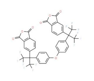 4,4&prime;-Bis[(hexafluoroisopropylidene)phthalic anhydride]diphenyl ether - chemical structure image