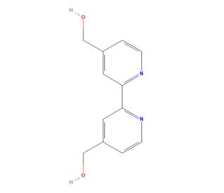4,4&prime;-Bis(hydroxymethyl)-2,2&prime;-bipyridine (CAS 109073-77-0) - chemical structure image