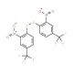 4,4′-Bis(trifluoromethyl)-2,2′-dinitrodiphenyldisulphide (CAS 860-39-9) - chemical structure image