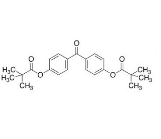 4,4′-Bis(trimethylacetoxy)benzophenone (CAS 112004-83-8) - chemical structure image