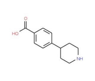 4-(4&prime;-Carboxyphenyl)piperidine (CAS 196204-01-0) - chemical structure image