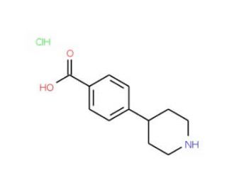 4-(4&prime;-Carboxyphenyl)piperidine HCl (CAS 149353-84-4) - chemical structure image