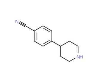 4-(4&prime;-Cyanophenyl)piperidine (CAS 149554-06-3) - chemical structure image