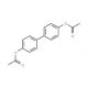 4,4′-Diacetoxybiphenyl (CAS 32604-29-8) - chemical structure image