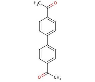 4,4&prime;-Diacetylbiphenyl (CAS 787-69-9) - chemical structure image