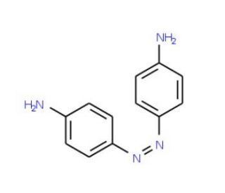 4,4&prime;-Diaminoazobenzene (CAS 538-41-0) - chemical structure image