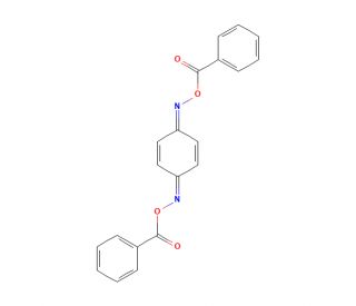 4,4&prime;-Dibenzoylquinone Dioxime (CAS 120-52-5) - chemical structure image