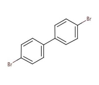 4,4&prime;-Dibromobiphenyl (CAS 92-86-4) - chemical structure image