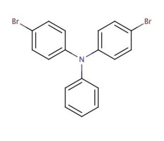 4,4&prime;-Dibromotriphenylamine (CAS 81090-53-1) - chemical structure image