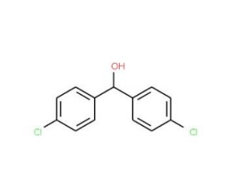 4,4&prime;-Dichlorobenzhydrol (CAS 90-97-1) - chemical structure image