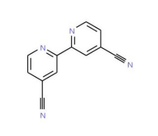 4,4&prime;-Dicyano-2,2&prime;-bipyridine (CAS 67491-43-4) - chemical structure image