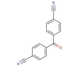 4,4&prime;-Dicyanobenzophenone (CAS 32446-66-5) - chemical structure image