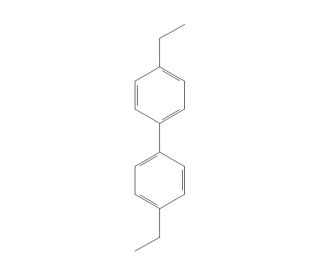 4,4&prime;-Diethylbiphenyl (CAS 13049-40-6) - chemical structure image
